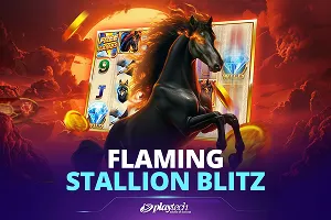 Flaming Stallion Blitz - HONEYSLOT777